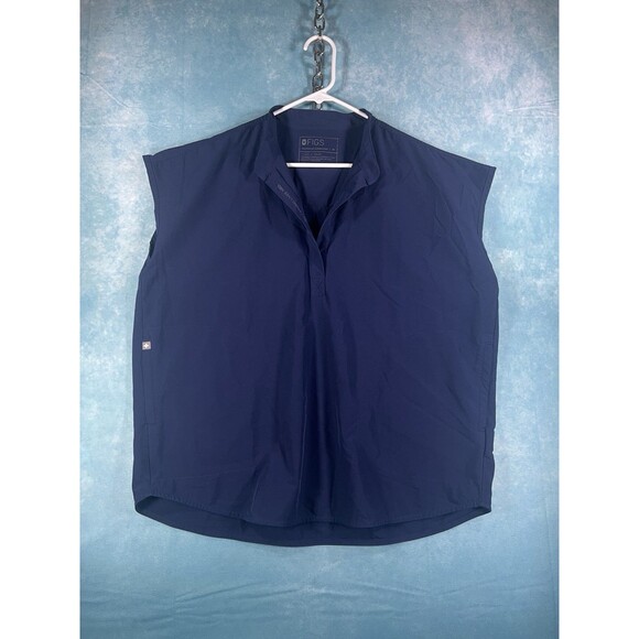 Figs | Tops | Figs Rafaela Scrub Top Womens Medium Oversized Mandarin ...